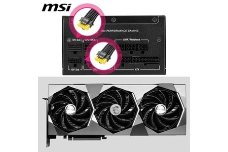 MSI 1000W 80+ GOLD MPG A1000GS PCIE 5.1 TAM MODÜLER POWER SUPPLY