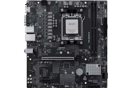 MSI PRO B840M-B DDR5 HDMI PCIe 16X v4.0 AM5 mATX