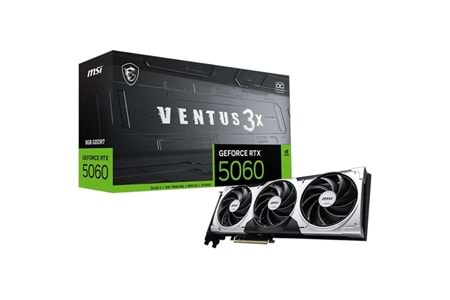 MSI 8GB RTX5060 VENTUS 3X OC GDDR7 128bit HDMI-DP PCIE 5.0