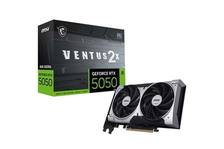 MSI 8GB RTX5050 VENTUS 2X OC 8G GDDR6 128bit HDMI-DP PCIE 5.0