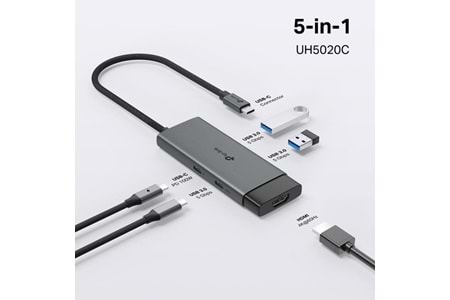 TP-LINK UH5020C USB Type-C 5-in-1 Hub 100W
