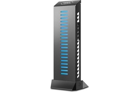 DEEPCOOL GH-01-RGB Metal Çerçeve, 9 Adet Rgb Led, M / B İle Diğer 12V Cihazları İle Senkronize Edilebilen Ekran Kartı Tutacağı.