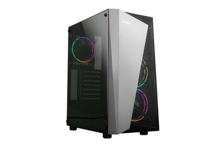 ZALMAN 600W S4 PLUS(BL) 3-RGB FANLI GAMING MID-TOWER PC KASASI