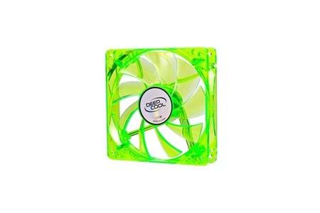 DEEPCOOL XFAN120U-G/B Yesıl Uzerıne Mavı Ledlı Kasa Fanı 120Mm