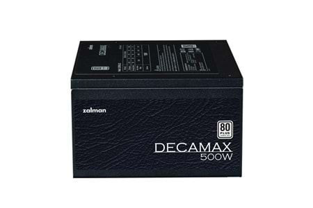 ZALMAN 500W 80+ DECAMAX ZM500-LX3 ATX POWER SUPPLY
