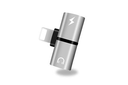 Codegen Apple iPhone Lightning 2 Port Çoklayıcı Dönüştürücü Gümüş Adaptör CDG-CNV43