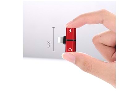 Codegen Apple iPhone Lightning 2 Port Çoklayıcı Dönüştürücü Gümüş Adaptör CDG-CNV43