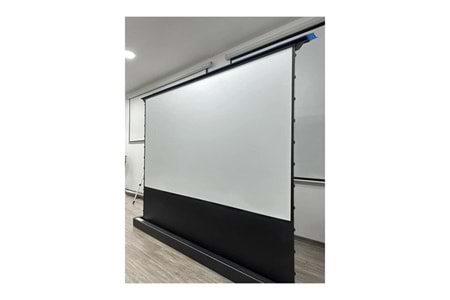 CODEGEN PEX-200 212x123 cm Taşınabilir Portatif Elektrikli Pull Up Floor Screen Projeksiyon Perdesi