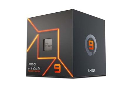 AMD RYZEN 9 7900 78MB 12çekirdekli VGA YOK AM5 170w Kutulu+Fanlı 