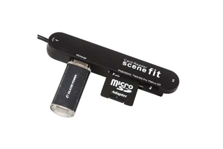 S-link SMG-420 Usb USB Micro 5P to USB Hub + Kart Okuyucu