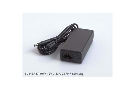S-link SL-NBA37 40W 12V 3.33A 2.5*0.7 Samsung Ultrabook Standart Adaptör