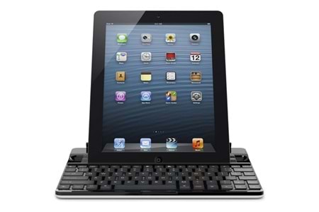 Belkin BLK-F5L141eaBLK-WHT Siyah Bluetooth iPad3G Q Multimedia Kablosuz klavye