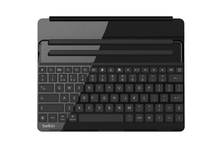 Belkin BLK-F5L141eaBLK-WHT Siyah Bluetooth iPad3G Q Multimedia Kablosuz klavye