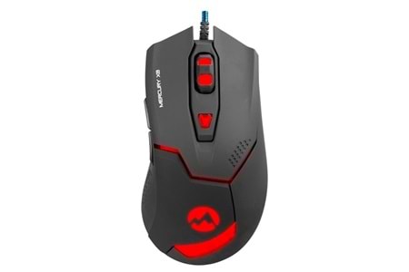 Everest Mercury X8 Usb Siyah 6D Optik Oyun Mouse