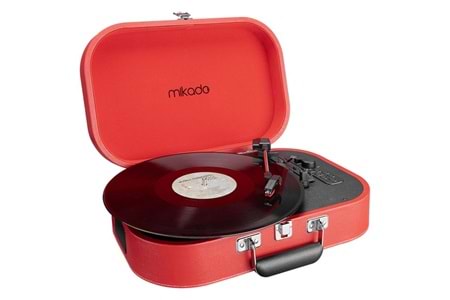 Mikado Nostalgia MN-101 Pikap Kırmızı Usb+RCA+Bluetooth Destekli Müzik Kutusu