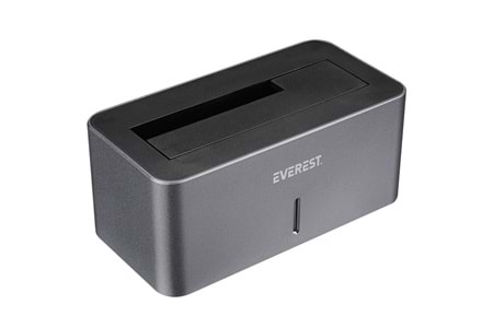 Everest HD3-530 2.5''/3.5'' USB3.0 6Gbps/UASP 4TB/6TB/8TB Docking Harddisk Kutusu