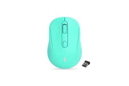 Everest SM-300 Usb Yeşil 4D Optik Süper Sessiz Alkalin Pil Kablosuz Mouse
