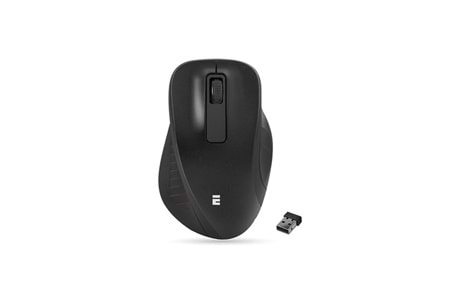 EVEREST SM-360 Usb Siyah 3D Optik Süper Sessiz Alkalin Pil Kablosuz Mouse