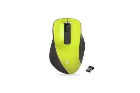 EVEREST SM-360 Usb Yeşil 3D Optik Süper Sessiz Alkalin Pil Kablosuz Mouse