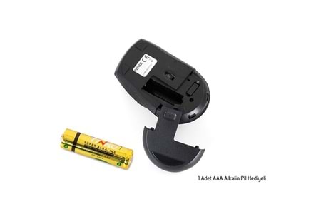 Everest SM-861 Usb Mor 800/1200/1600dpi Süper Sessiz Kablosuz Mouse