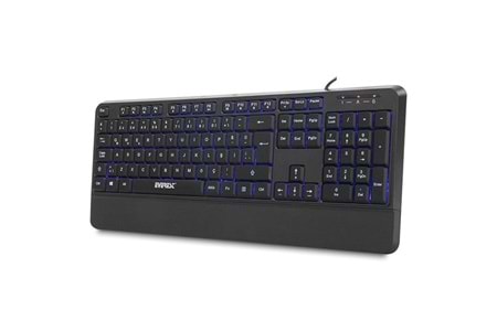 Everest KB-R61 BRIGHT Siyah USB 3 Renk Aydınlatmalı Q Sabit Bilek Destekli Multimedia Klavye