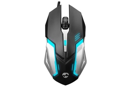 Everest SM-G72 Usb Siyah/Gümüş Işıklandırmalı Oyuncu Mouse