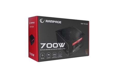 RAMPAGE 700W 80+ BRONZE RMP-700-80P POWER SUPPLY