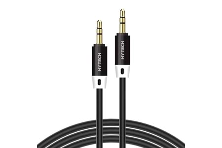 Hytech HY-X70 1m Siyah 3.5mm Stereo Ses Kablosu
