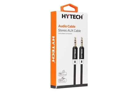 Hytech HY-X70 1m Siyah 3.5mm Stereo Ses Kablosu