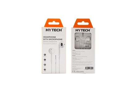 Hytech HY-XK10 Mobil Telefon Uyumlu Kulak içi Beyaz Mikrofonlu Kulaklık