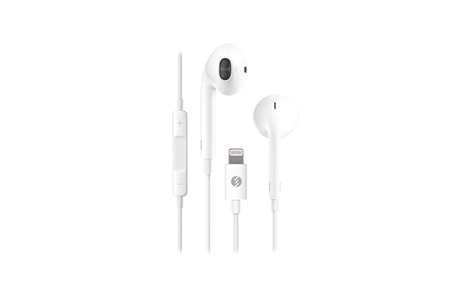 S-LINK SL-BTL01 Beyaz iPhone Telefon Uyumlu Lightning konnektörlü Bluetooth Kulaklık