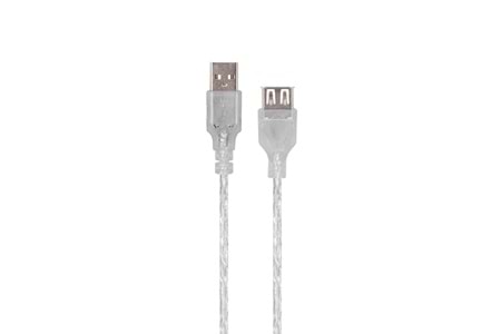 S-link SL-AF2003 Usb2.0 3m Şeffaf Uzatma Kablo