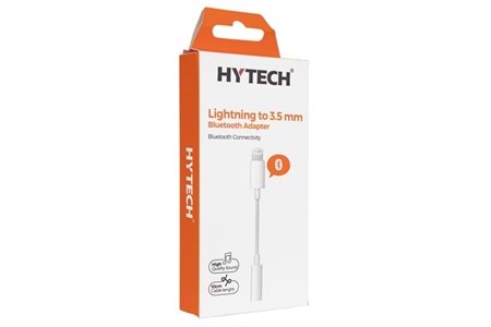 Hytech HY-XO43 Beyaz 3.5mm to Bluetooth Lightning Çevirici