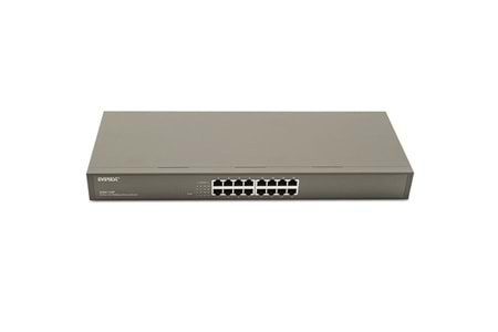 Everest ESW-116P 16Port 10/100 Metal Kasa Switch 