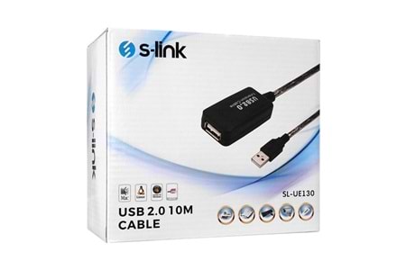 S-link SL-UE130 Usb2.0 10m Kablosu