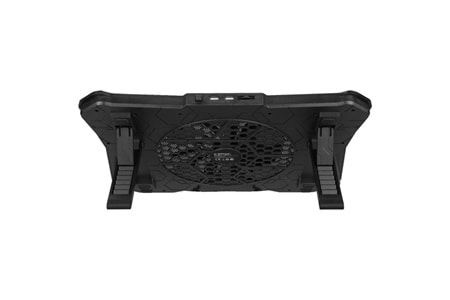 Rampage AD-RC8 SHOWY Siyah 180mm Fan 15''-17'' RGB Işıklı Notebook Soğutucu Stand