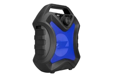 Mikado MD-5BT X-Life 5W 1200mAh Siyah/Mavi USB/SD Cart/Bluetooth Kablosuz MP3 Oynatıcı Hoparlör