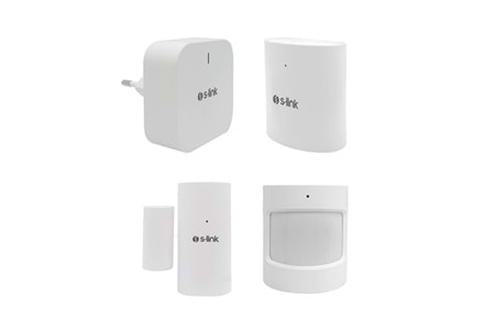 S-link SL-ZS01 Zigbee Sensör Seti 1 Gateway ve 3 Parça Sensör Zigbee TUYA Uyumlu