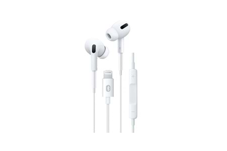 Hytech HY-XBK52 Beyaz Bluetooth Kulak içi Mikrofonlu Kulaklık