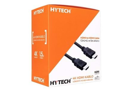 Hytech HY-XHD01 HDMI TO HDMI 1.5m Sinema 4K (4096*2160) Görüntü ve Ses Aktarıcı Kablo