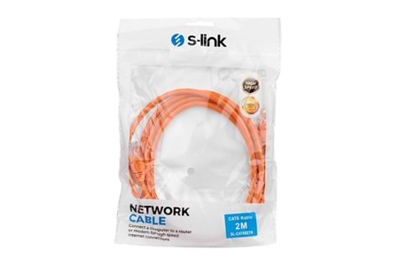 S-link SL-CAT602TR 2m Turuncu CAT6 Patch Kablo