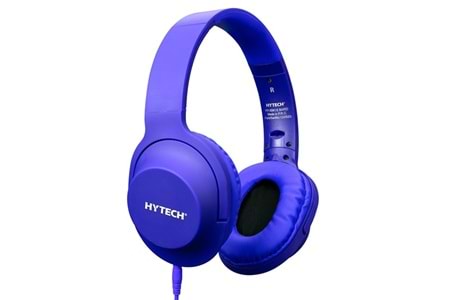 Hytech HY-K19 REMINOR Mavi 3,5mm Harici Kablolu PC&Telefon Mikrofonlu Kulaklık