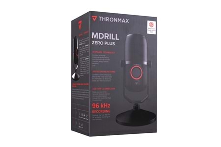 Thronmax M4 ZERO PLUS Siyah USB 96Khz 24bit 3,5mm Ses Konrtrol Mikrofon