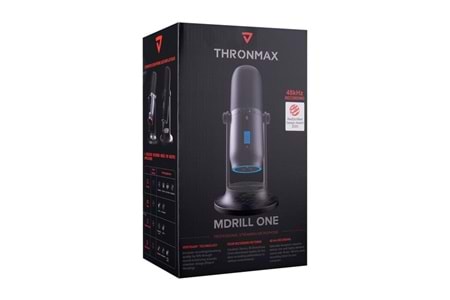 Thronmax M2 MDRILL ONE Siyah USB 48Khz 16Bit HD Stüdyo 4Tip Kayıt RGB 3,5mm Led Type-C Mikrofon