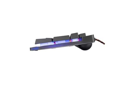 EVEREST KB-GX9 Siyah USB Gökkuşağı Renkli Aydınlatmalı LC Layout Standart Gaming Klavye