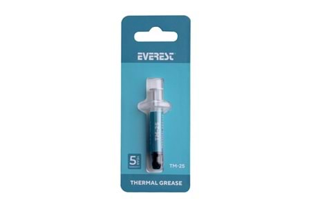 Everest TM-25 Gri 0.5g 13.4w/m.K Yüksek Performans Termal Macun