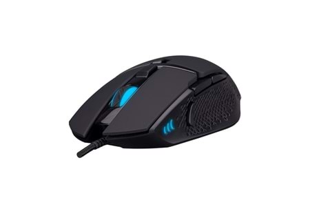 Everest RAGE-X1 Usb Siyah 8 Tuşlu Led Işıklı 6400dpi Gaming Oyuncu Mouse