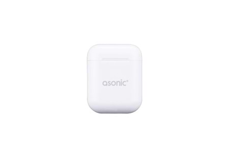 Asonic AS-TWS130 Beyaz Mobil Telefon Uyumlu Bluetooth TWS AirPods Mikrofonlu Kulaklık