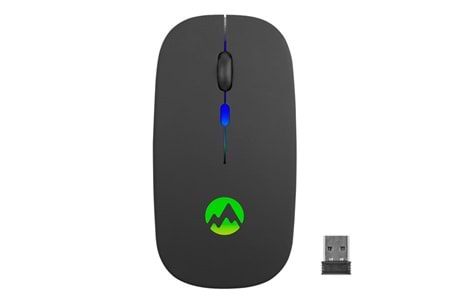 Everest SMW-710 Usb 2.4Ghz Siyah Ledli 800/1200/1600dpi Şarjlı Kablosuz Mouse