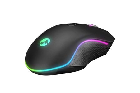 Everest SM-F09 TITANIO Usb Gümüş 7200dpi RGB Ledli Gaming Oyuncu Mouse